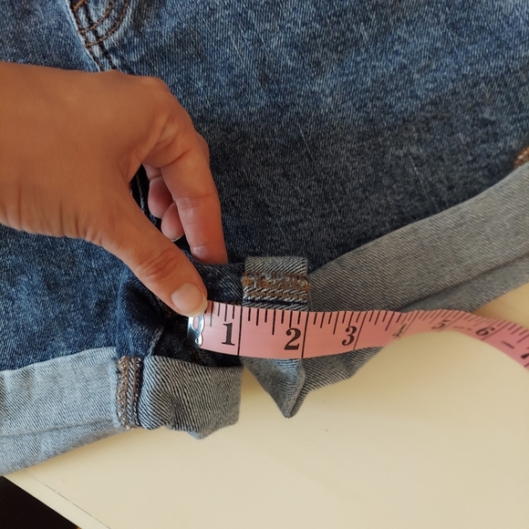 3/$15 Wild Fable acid wash high waist denim jean shorts cuffed 16 / 33 - Picture 9 of 9